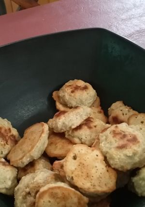 Una foto de Galletas de banana y manzana