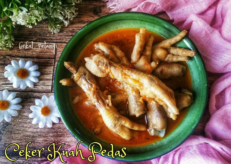 Resep Ceker Kuah Pedas, Praktis