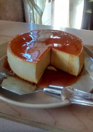 Una foto de Flan Casero