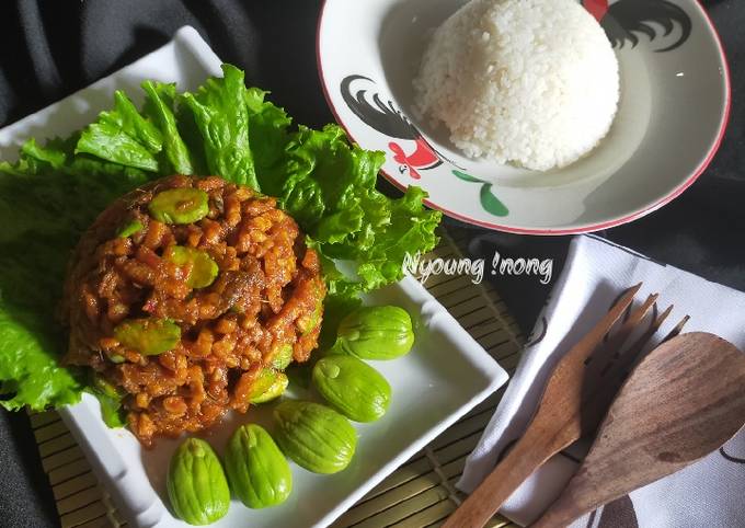 Cara Gampang Membuat Baby Pethek Tempe Pete Balado, Enak Banget