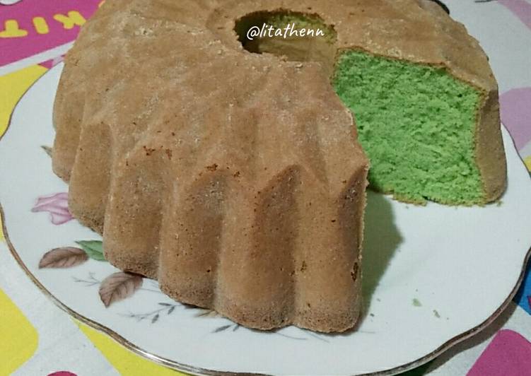 Resep Bolu Pandan Santan, Lezat Sekali