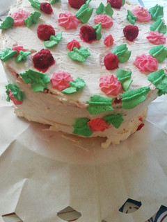 Una foto de Torta merengue frambuesa