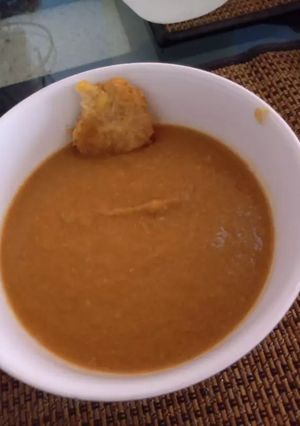 Una foto de Crema de Ahuyama casera