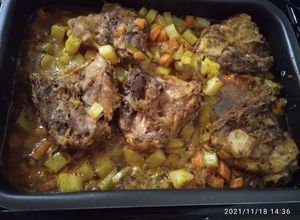 Una foto de Pollo al horno