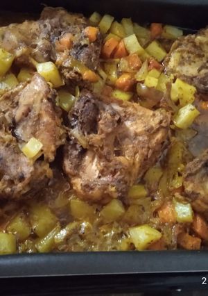 Una foto de Pollo al horno