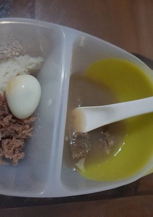 Foto resep MPAsi daging dan telur puyuh