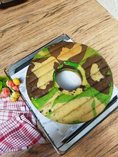 Foto resep Bolu jadul motif methode all in one
