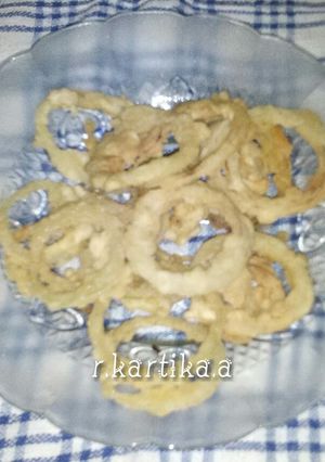 Foto resep 17.onion ring simple😁