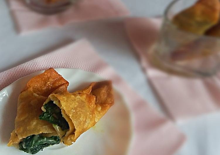 Spinach Cheese Cigars