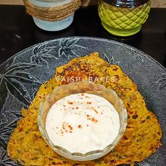 Aaloo Methi Paratha A picture of Aaloo Methi Paratha.