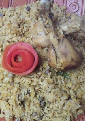 চিকেন ভুনা খিচুড়ি রেসিপির প্রধান ছবি