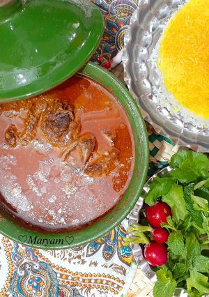 عکسی از دستور فسنجون با اردک