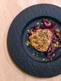 Tonno al vapore con scorza di lime e menta
