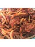 Espaguetis con carne de Kefta