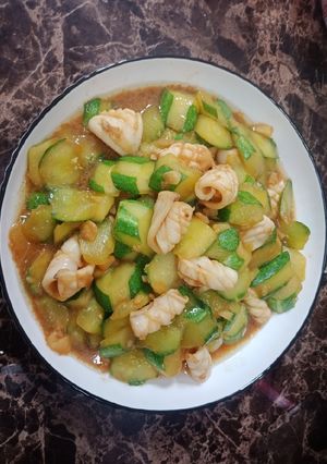 Foto resep Cah timun cumi