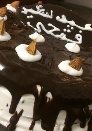 صورة لوصفة كعكة عيد ميلادبالطبقات