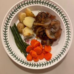 A picture of Liver & Onions - Sometimes Simple Suffices.