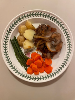 A picture of Liver & Onions - Sometimes Simple Suffices.