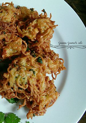 A picture of Noddel fritters #ramadankitayari.