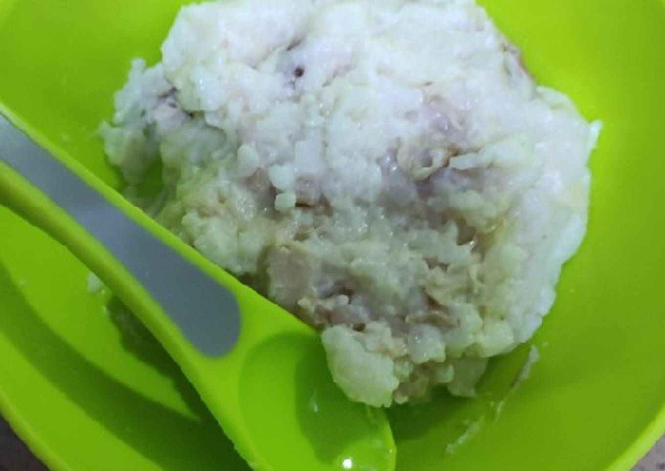 Bubur Lemak Ayam untuk 1 Tahun