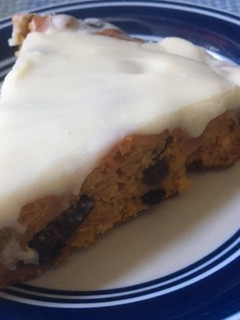 A picture of Pumpkin Carrot Cake.