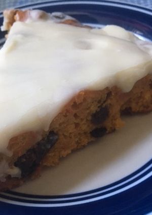 A picture of Pumpkin Carrot Cake.
