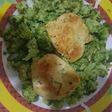 Picadillo de brócoli con pechugas de pollo