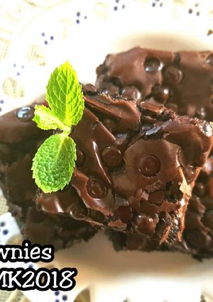 Foto resep 29. Brownies Nyoklat Shiny Crust #BikinRamadanBerkesan