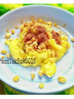 Foto resep MPasi 8m+ #Avocado Crumble (Topping Biskuit +Bubuk Kayumanis)