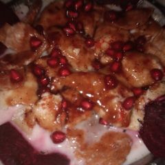 A picture of Dahi Papdi Chat.