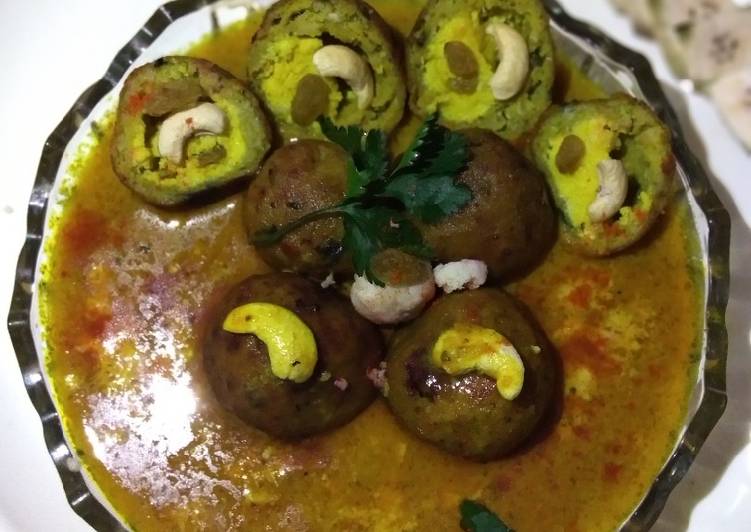 Recipe of Quick Khoya stuffed delights