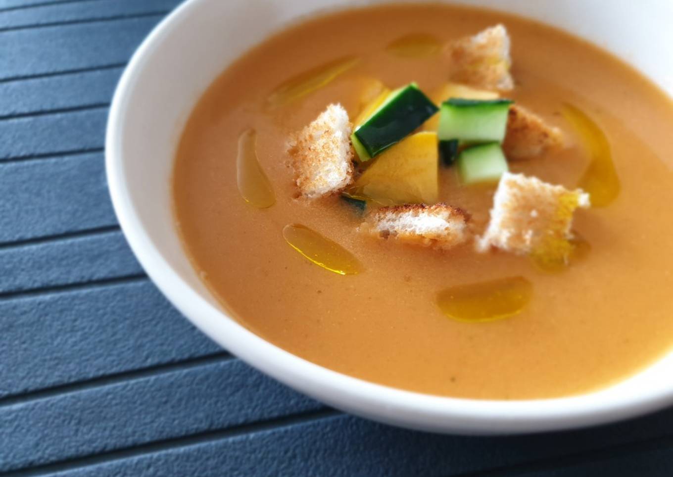 Gazpacho de melocotón