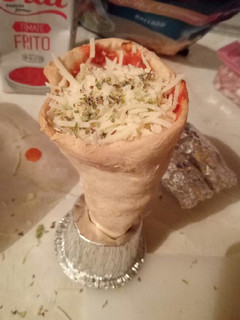 Una foto de Cono de pizza