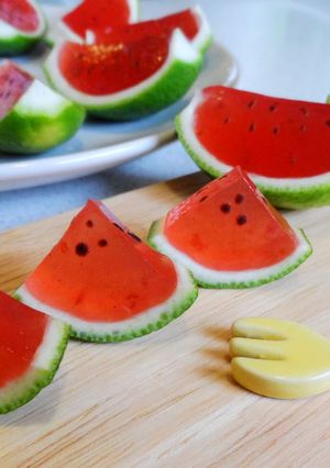 【西瓜兒草莓果凍】 的食譜成品照片
