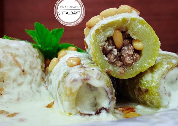 كوسا بلبن بطريقة صحية