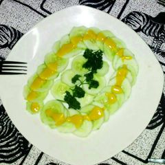 A picture of Cucumber salad.