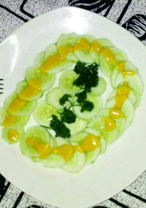 A picture of Cucumber salad.