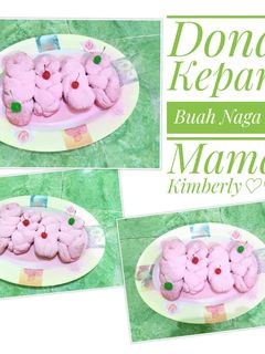 Foto resep Donat Kepang Buah Naga