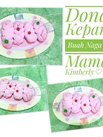 Resep Donat Kepang Buah Naga, Lezat Sekali