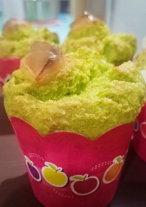 Foto resep Pandan Cheese Muffin #Glutenfree