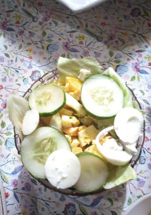A picture of Potato salad.