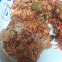 Chicken Simmered in Tomatoes and Leeks A picture of Chicken Simmered in Tomatoes and Leeks.