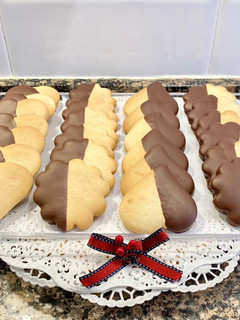 Una foto de Galletas con mantequilla y chocolate “sin gluten”