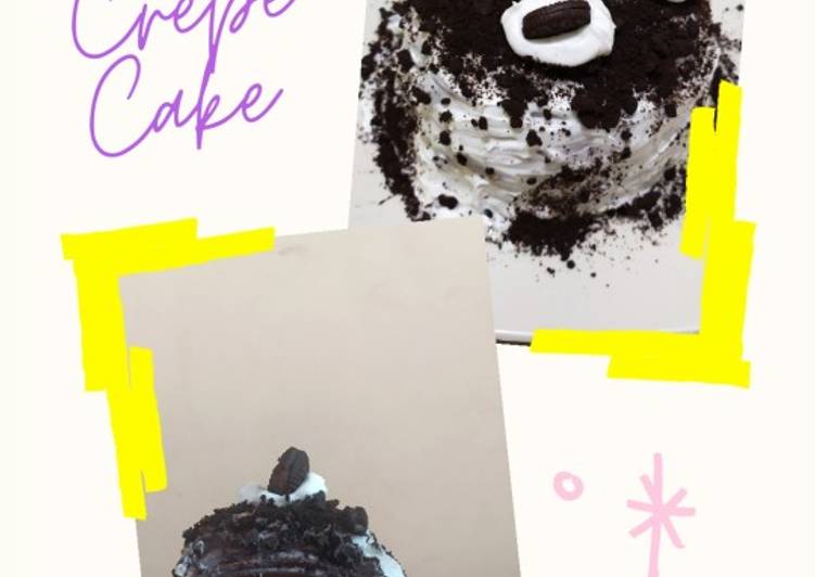 Resep Oreo Crepes Cake Anti Gagal