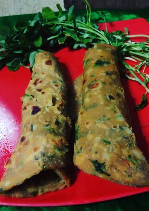 মেথি থেপলা (Methi thepla recipe in Bengali) রেসিপির প্রধান ছবি