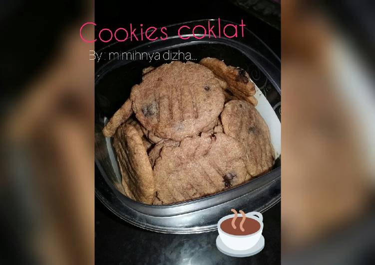 Langkah Mudah untuk Membuat Cookies Coklat milo / goodtime homemade (happycall), Bisa Manjain Lidah