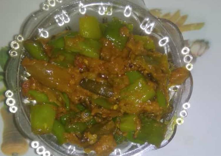 Recipe of Super Quick Homemade Green chilli pickle