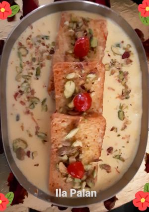 A picture of Colorful Shahi Tukda.