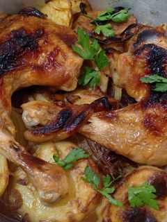 صورة لوصفة صينيه البطاطس بالفراخ اللذيذه بطريقه مميزه😋😋🍗