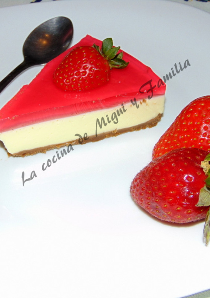 Una foto de Tarta de queso Philadelphia ligth